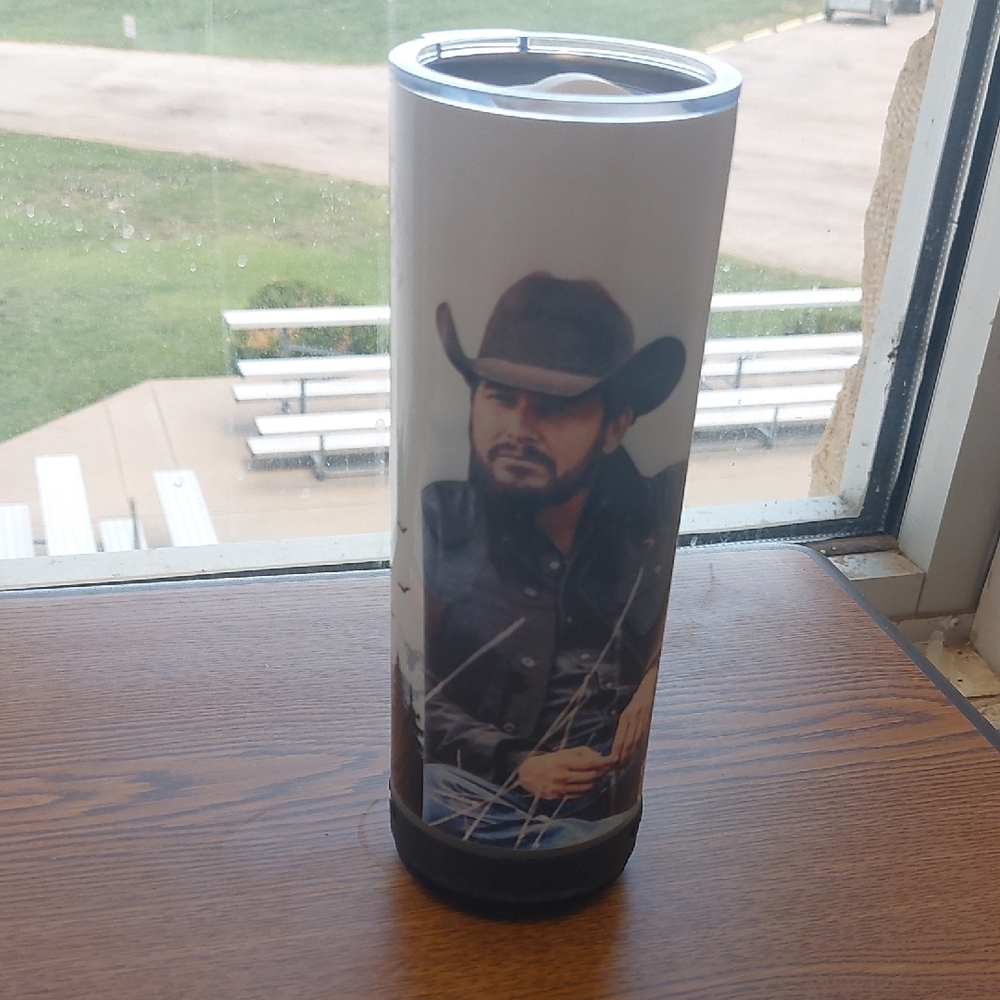 Yellowstone Rip Wheeler Tumbler, Bluetooth Combo.
